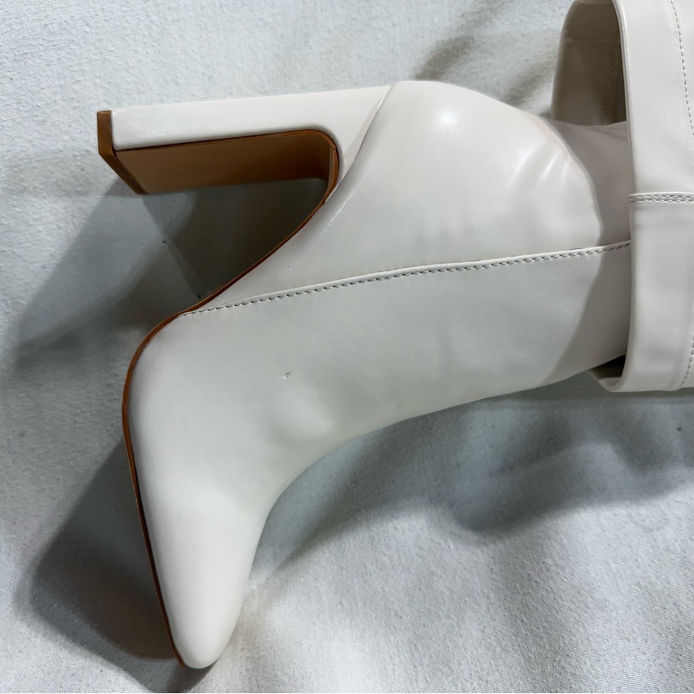 Lulus Lorlia Almond Square toe Knee High boots Size 8.5 - Picture 10 of 12